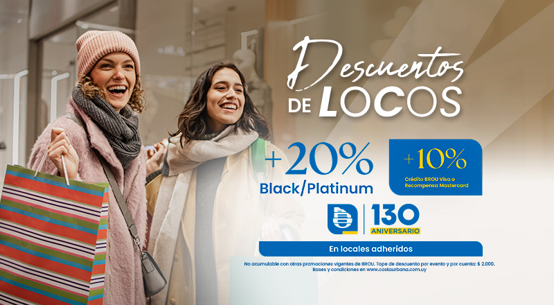 ¡Descuentos de Locos + BROU!